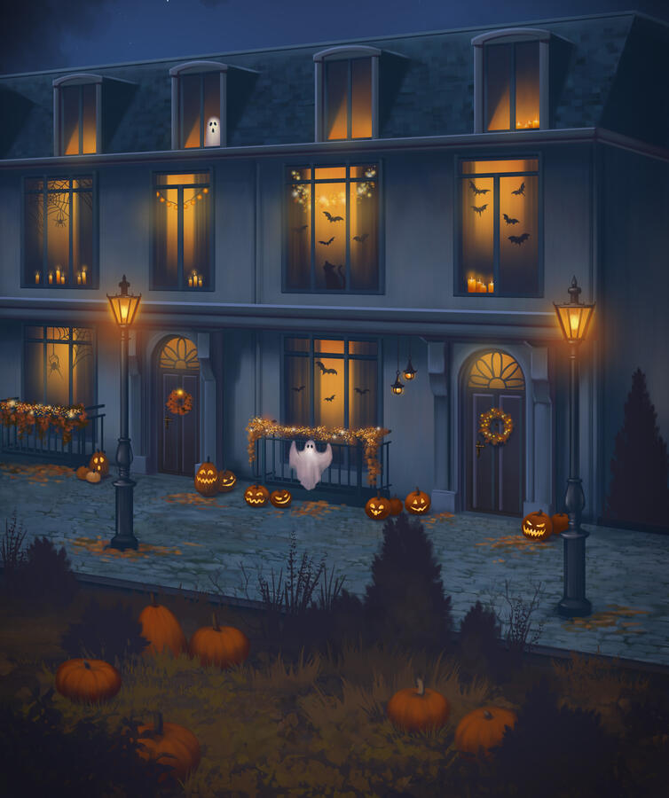 Exterior Shot of the Falls Peek neighborhood.
